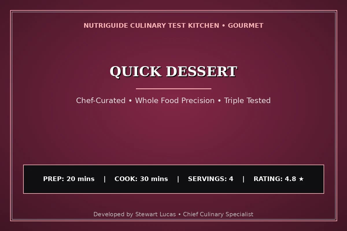 Quick Dessert