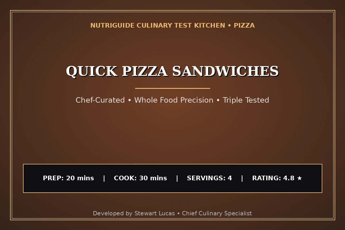 Quick Pizza Sandwiches