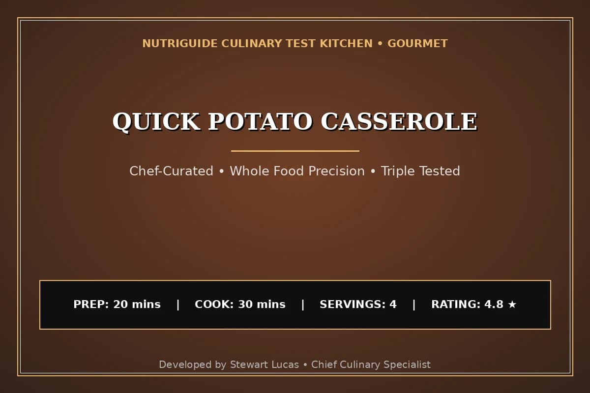 Quick Potato Casserole