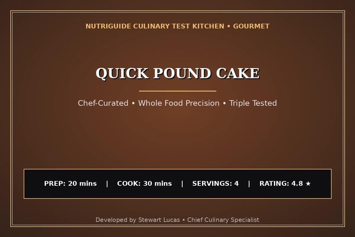 Quick Pound Cake
