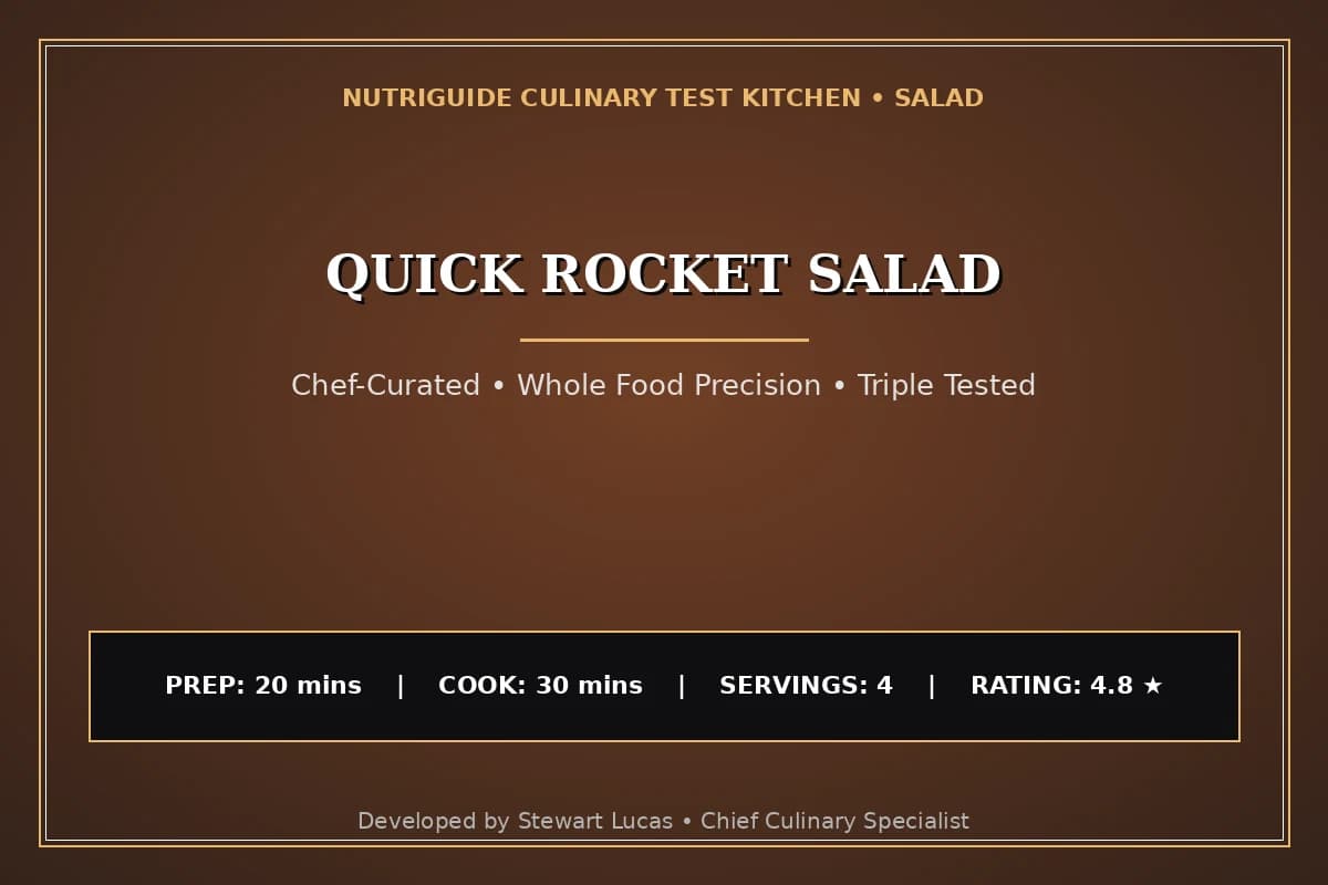 Quick Rocket Salad
