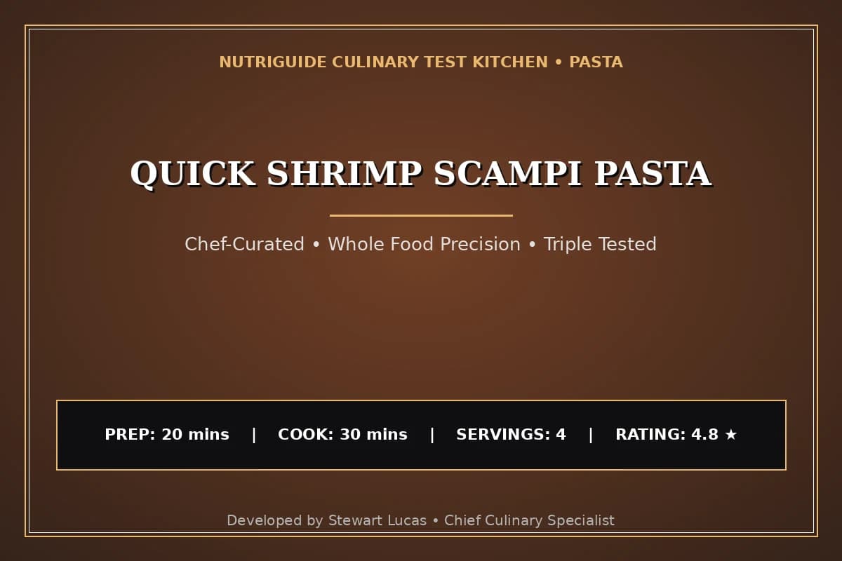 Quick Shrimp Scampi Pasta