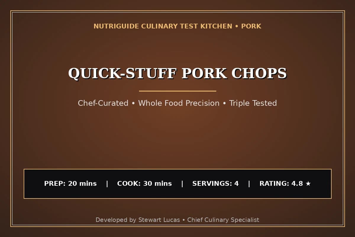 Quick-Stuff Pork Chops