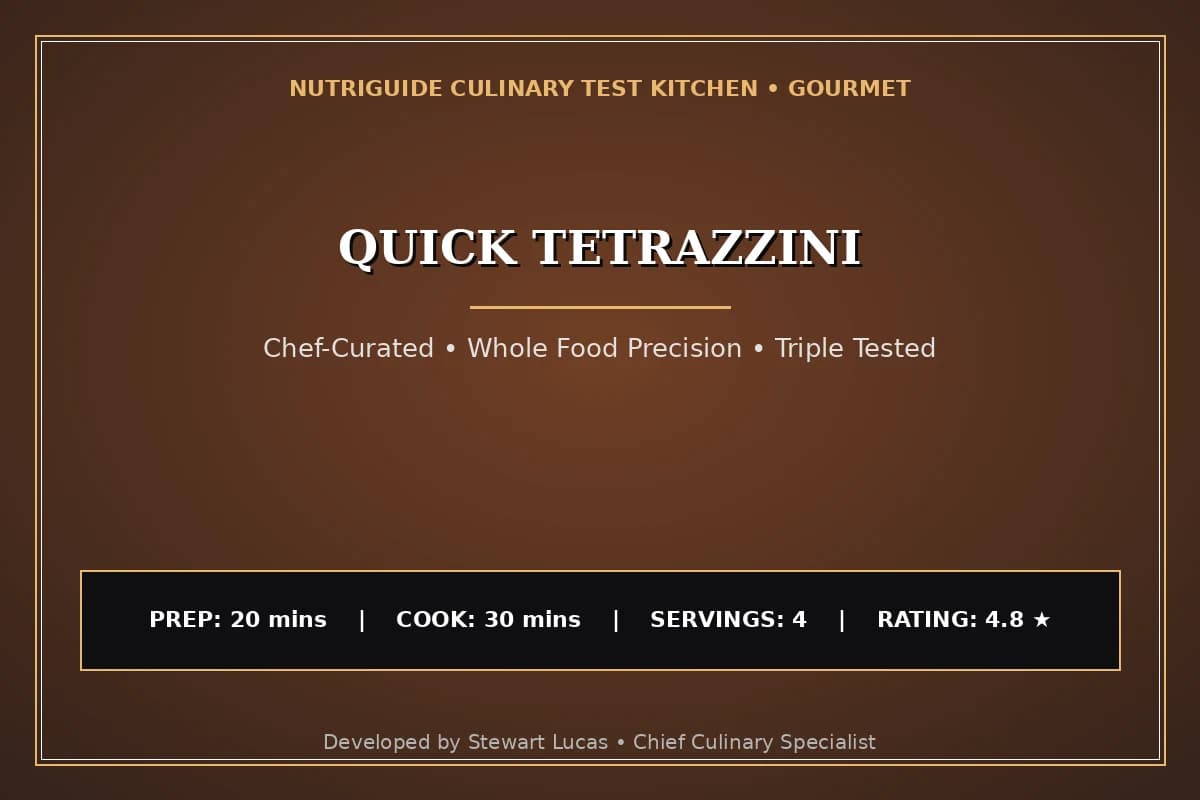 Quick Tetrazzini