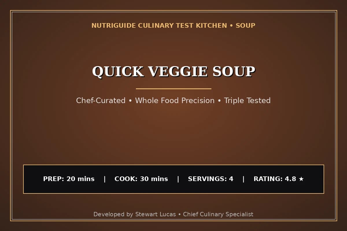 Quick Veggie Soup