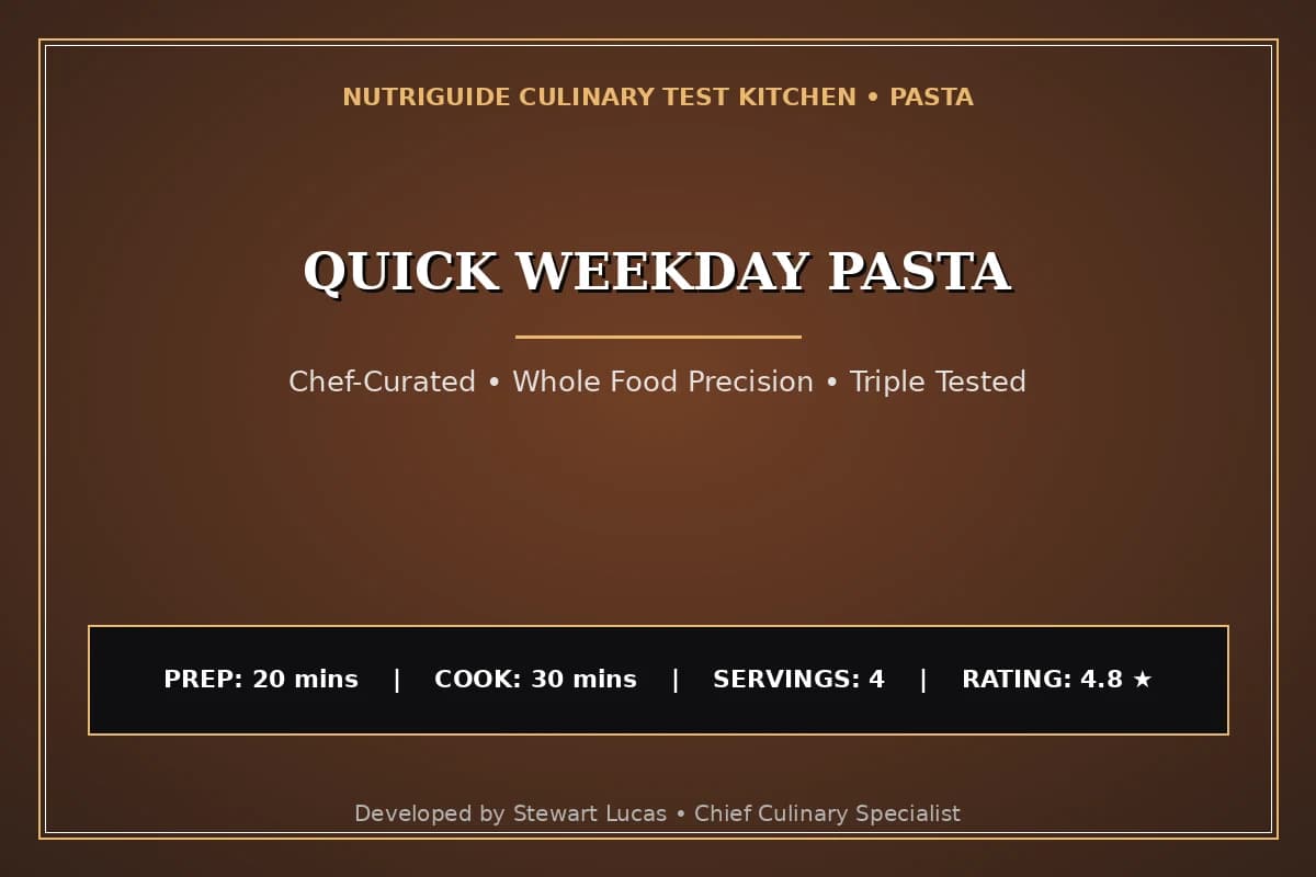 Quick Weekday Pasta