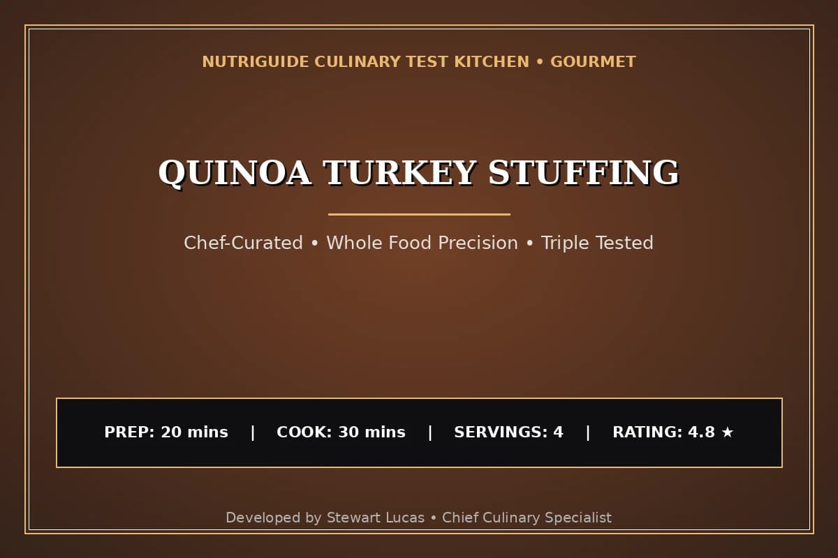Quinoa Turkey Stuffing