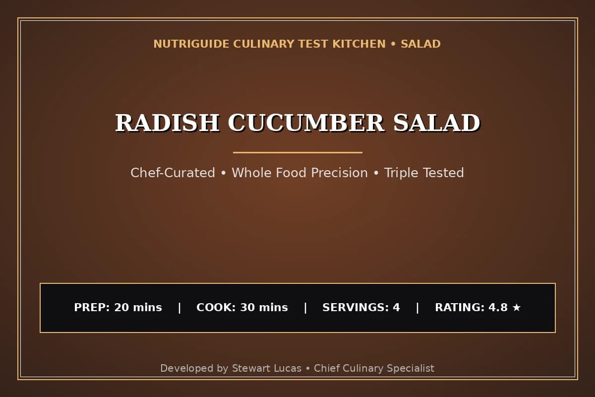 Radish Cucumber Salad