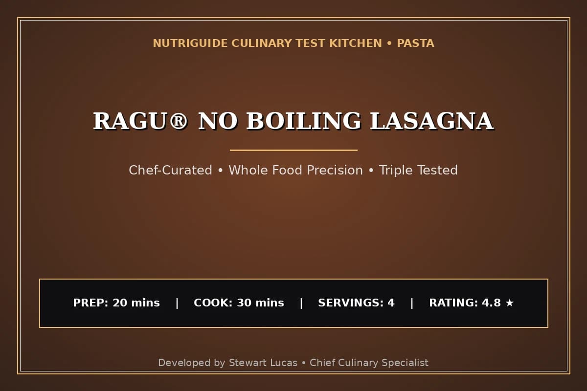 Ragu® No Boiling Lasagna