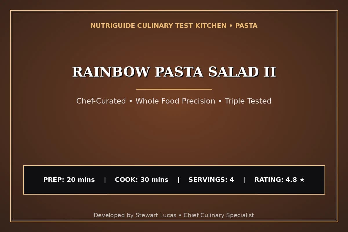 Rainbow Pasta Salad Ii
