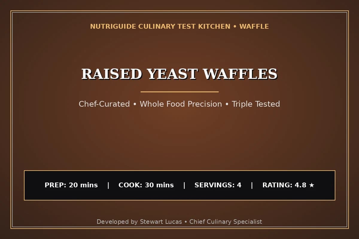 Raised Yeast Waffles