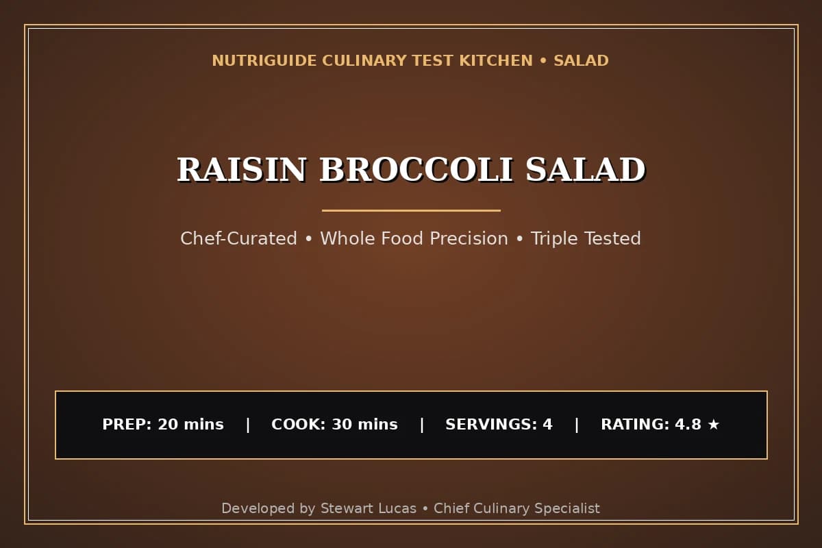 Raisin Broccoli Salad