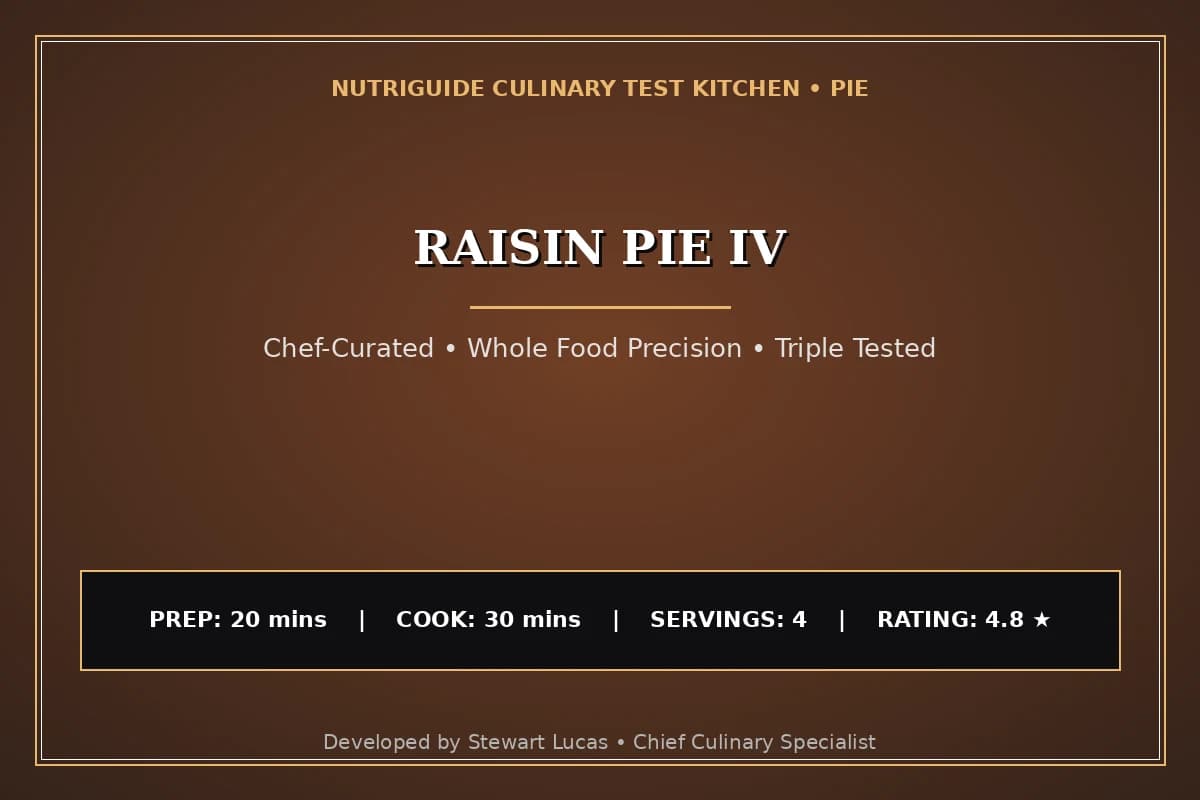 Raisin Pie Iv