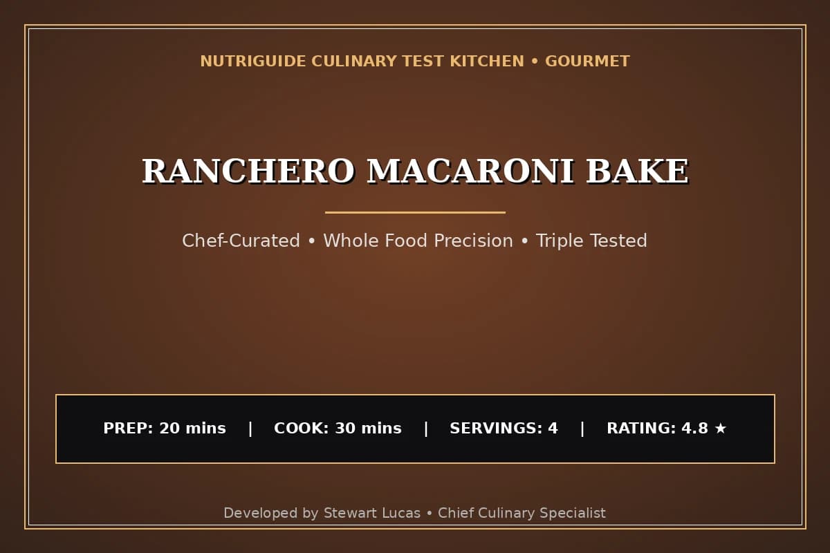 Ranchero Macaroni Bake