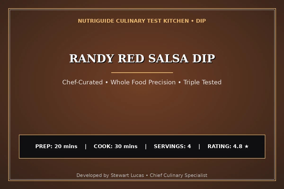 Randy Red Salsa Dip
