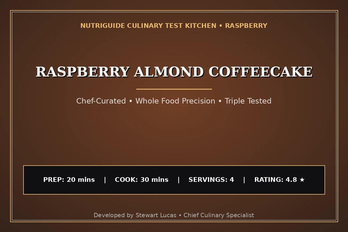 Raspberry Almond Coffeecake