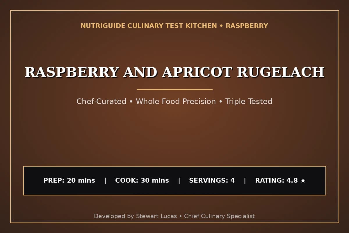 Raspberry And Apricot Rugelach