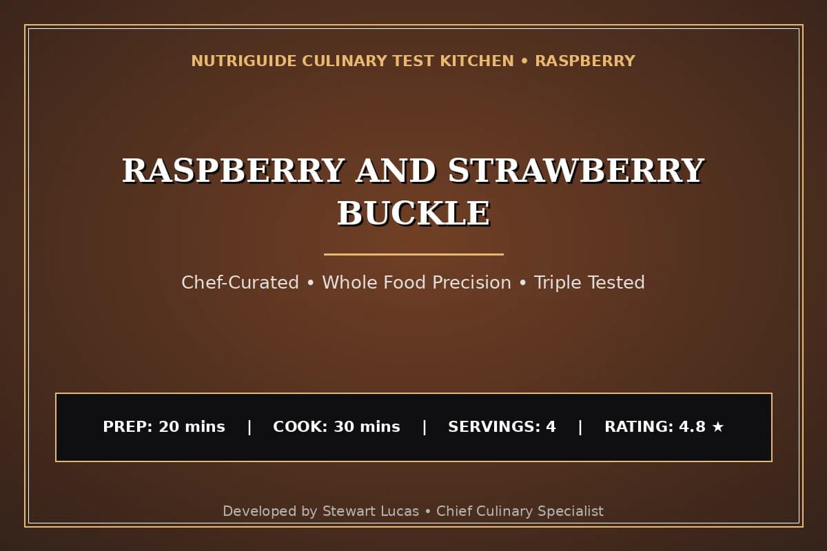 Raspberry And Strawberry Buckle