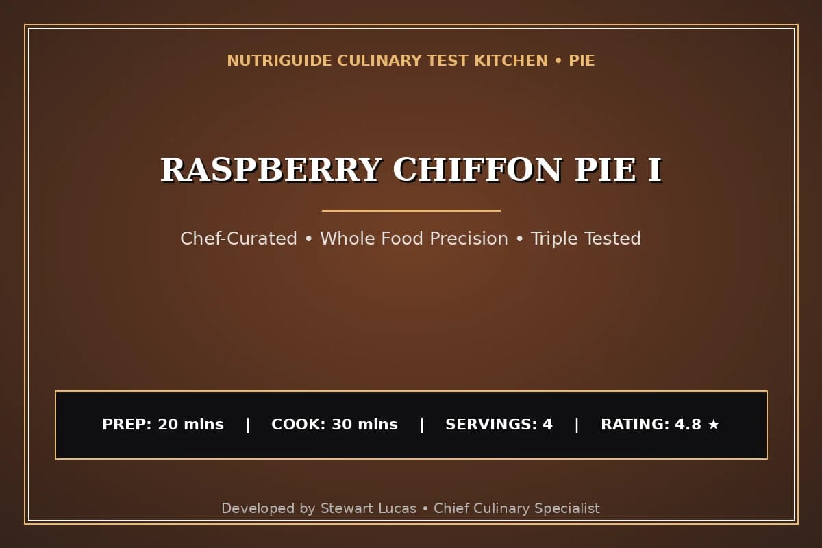 Raspberry Chiffon Pie I