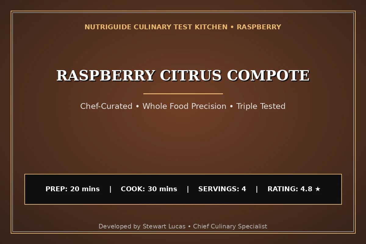 Raspberry Citrus Compote