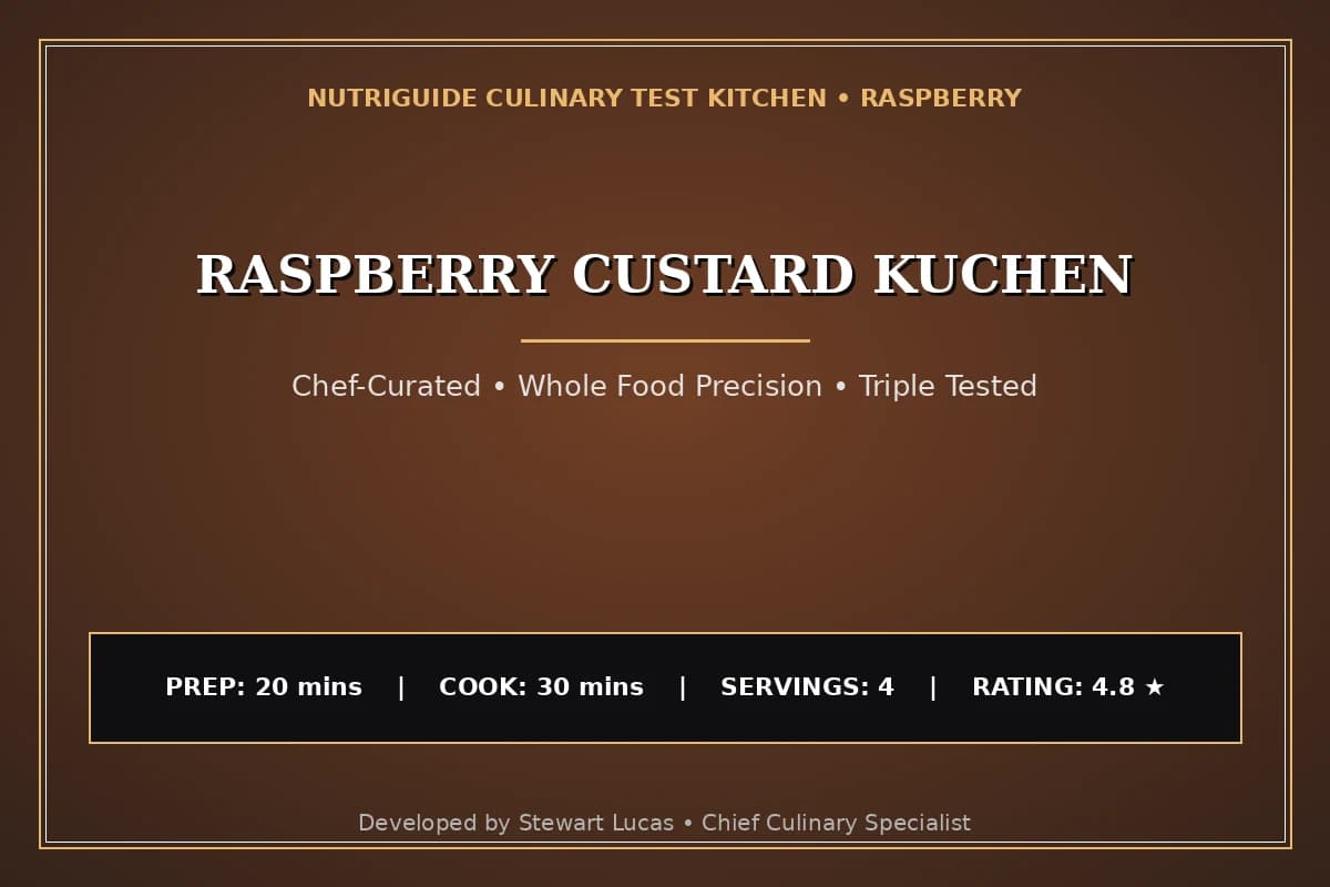 Raspberry Custard Kuchen