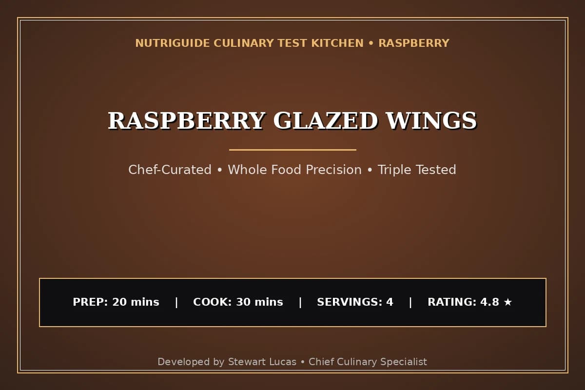 Raspberry Glazed Wings