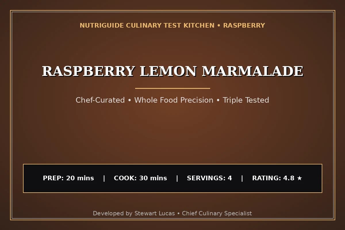 Raspberry Lemon Marmalade