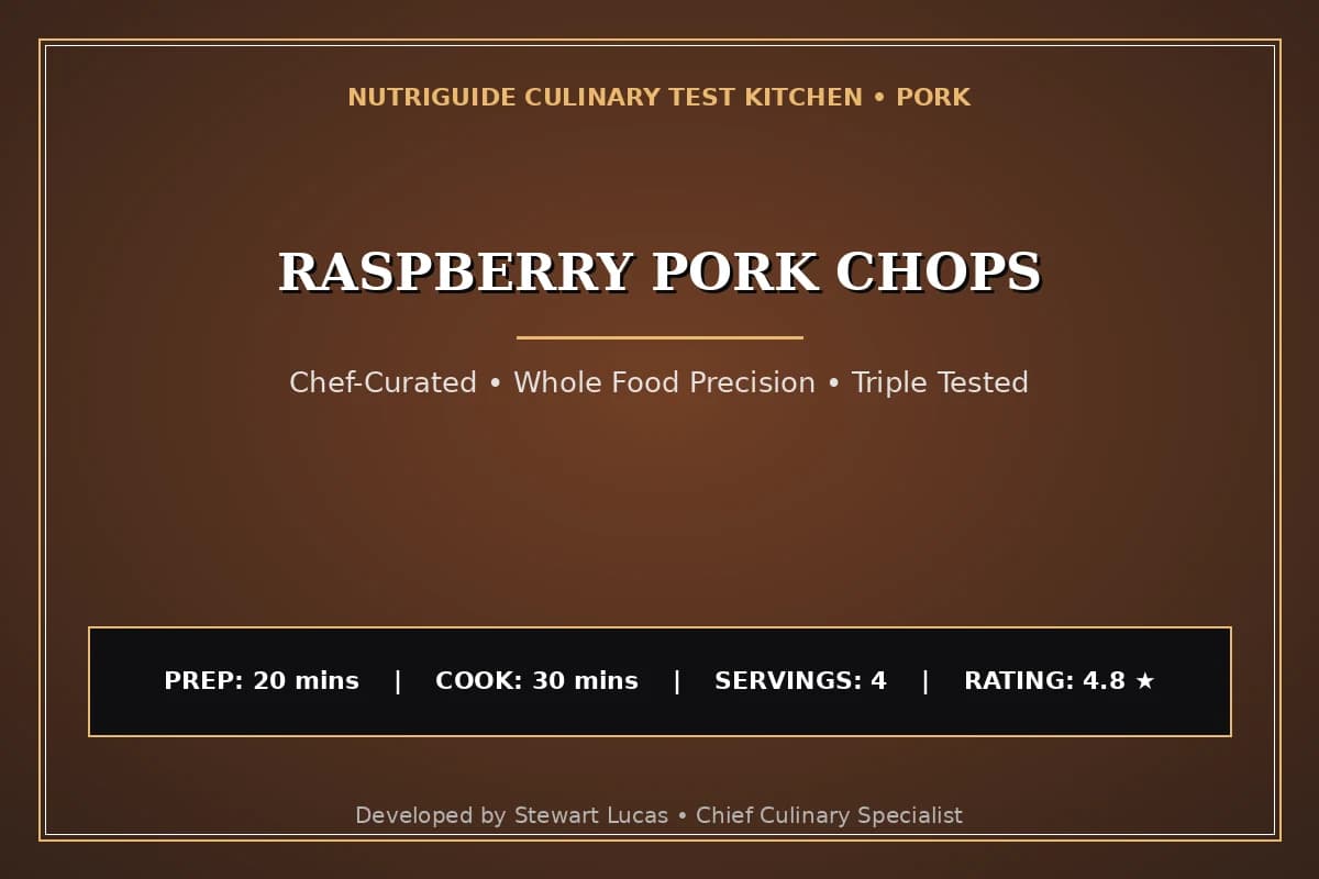 Raspberry Pork Chops