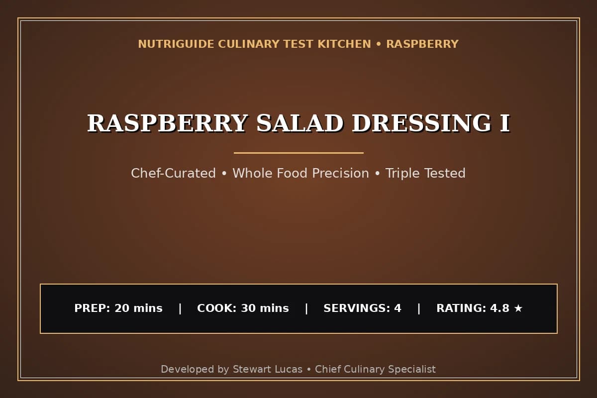 Raspberry Salad Dressing I