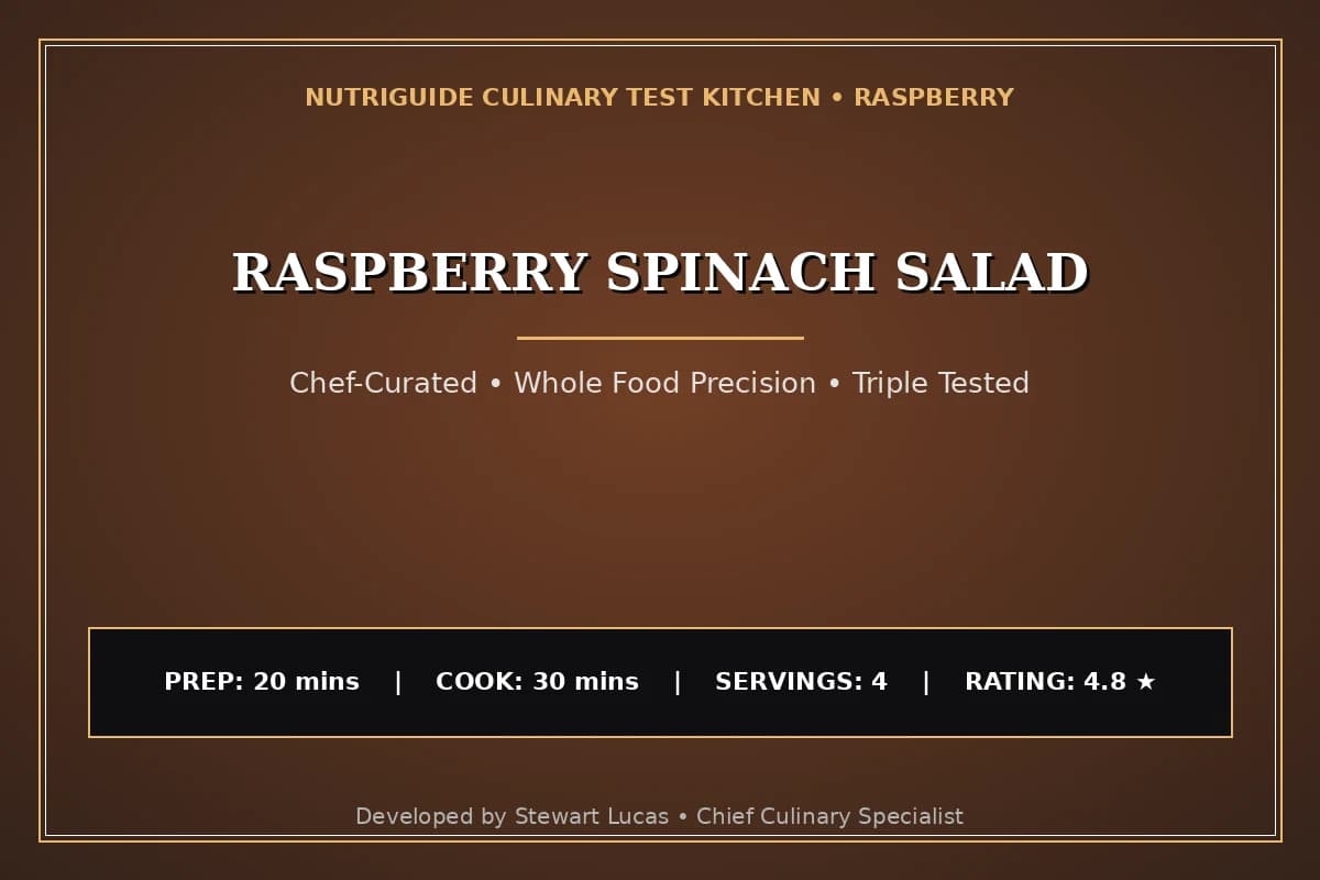 Raspberry Spinach Salad