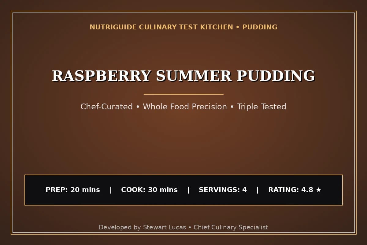 Raspberry Summer Pudding