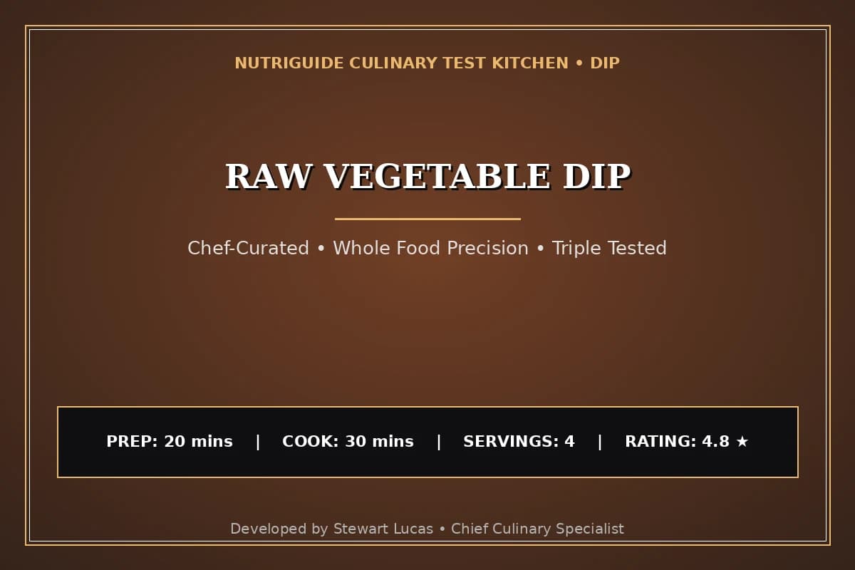 Raw Vegetable Dip