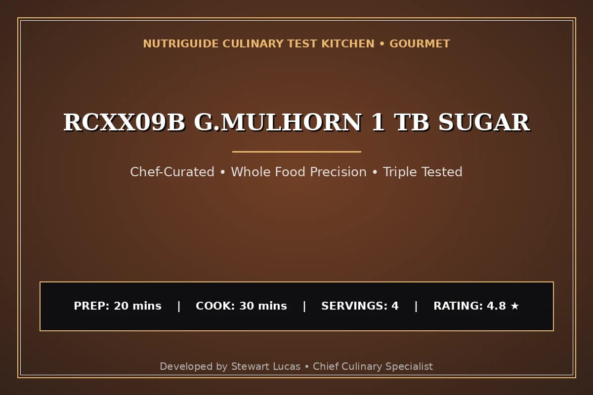 Rcxx09B G.Mulhorn 1 Tb Sugar