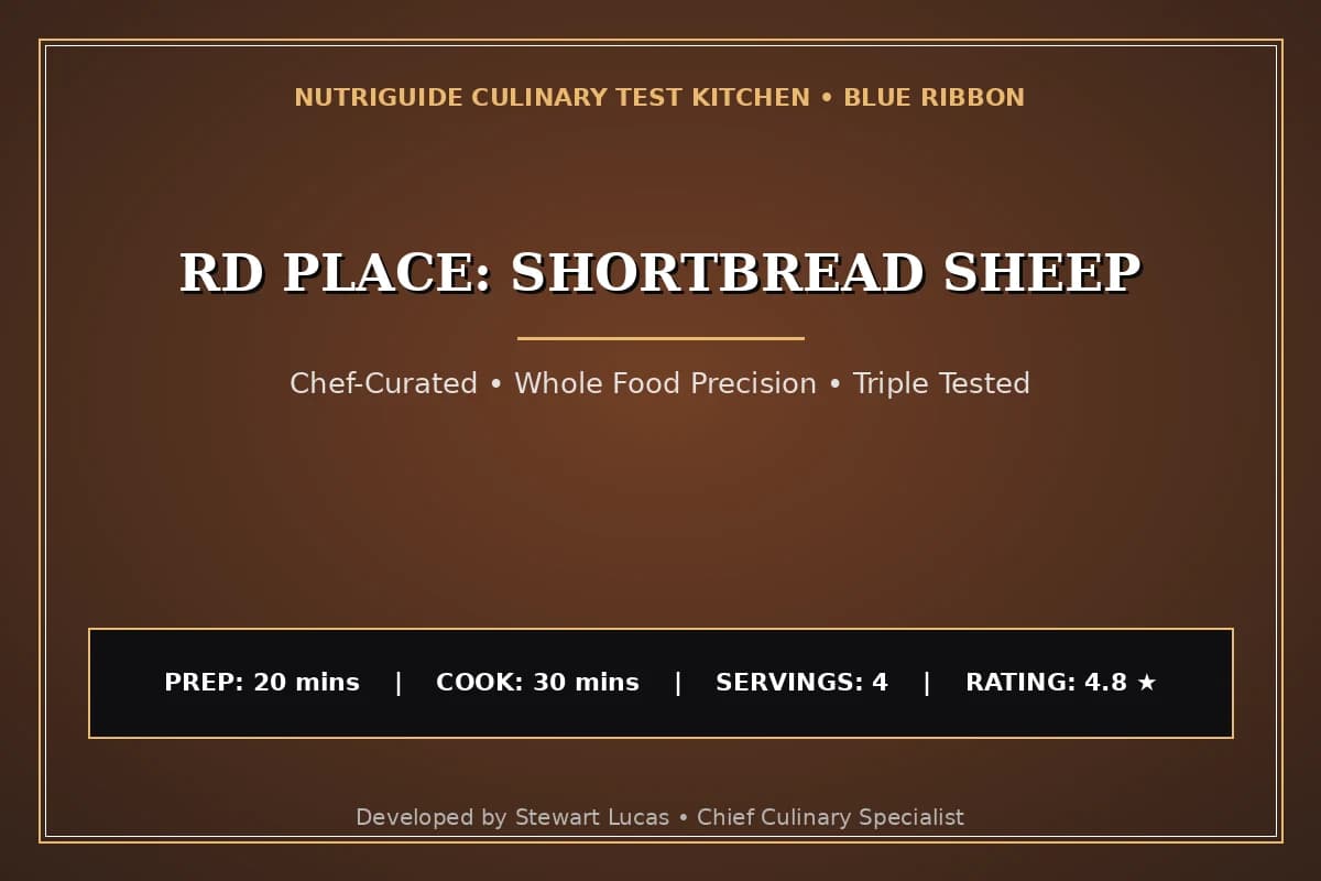 Rd Place: Shortbread Sheep