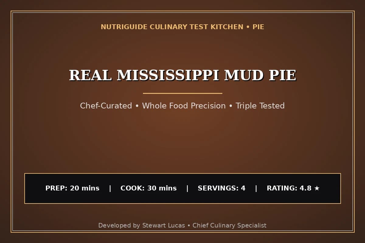 Real Mississippi Mud Pie