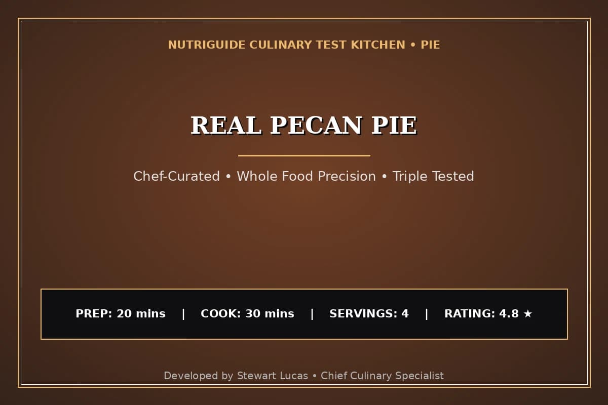 Real Pecan Pie
