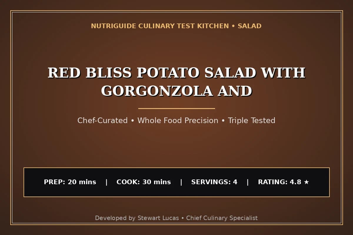 Red Bliss Potato Salad With Gorgonzola And