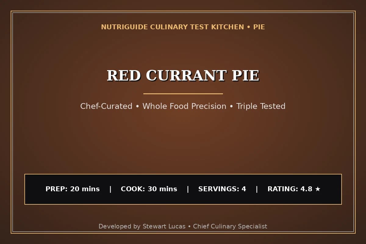 Red Currant Pie