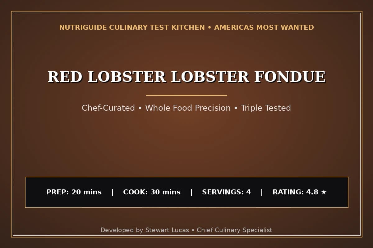 Red Lobster Lobster Fondue