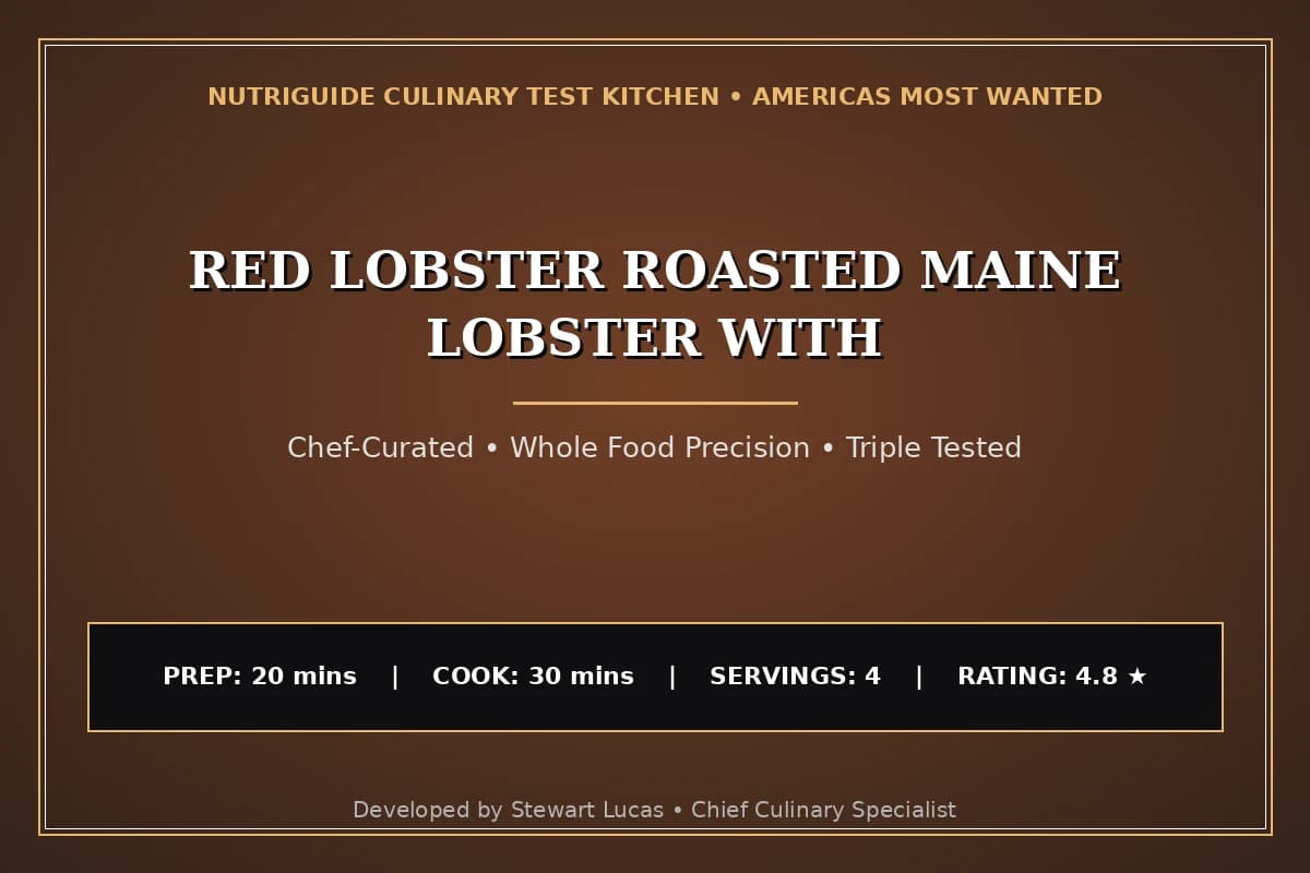 Red Lobster Roasted Maine Lobster With