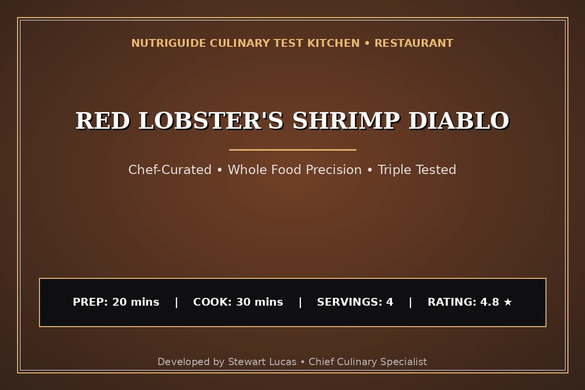 Red Lobster'S Shrimp Diablo