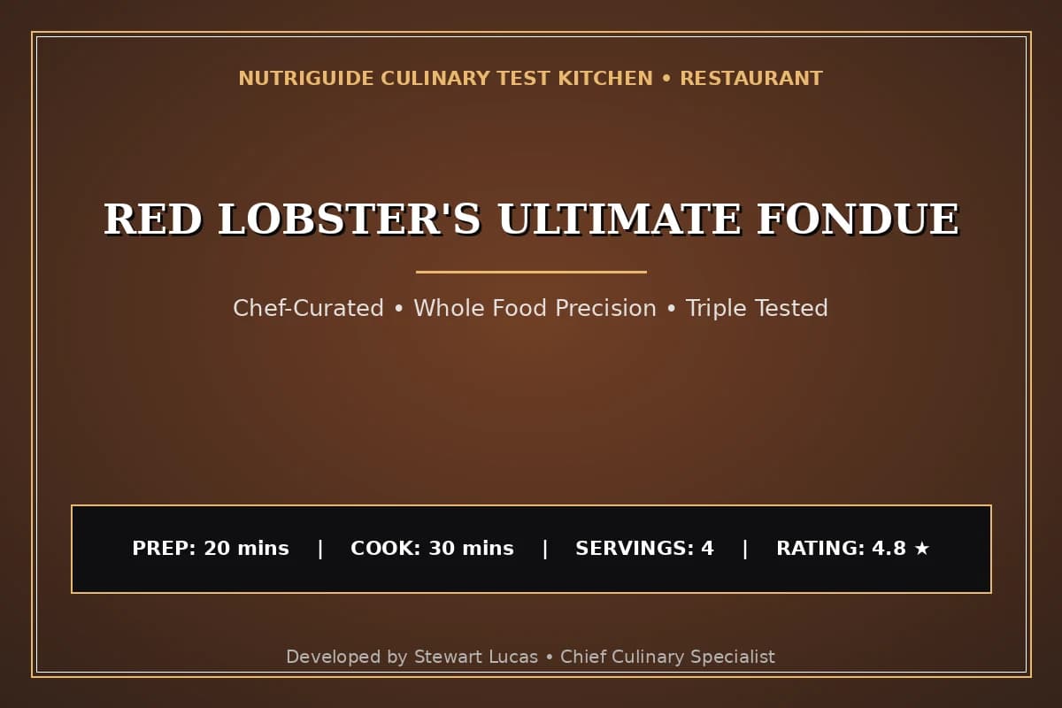 Red Lobster'S Ultimate Fondue