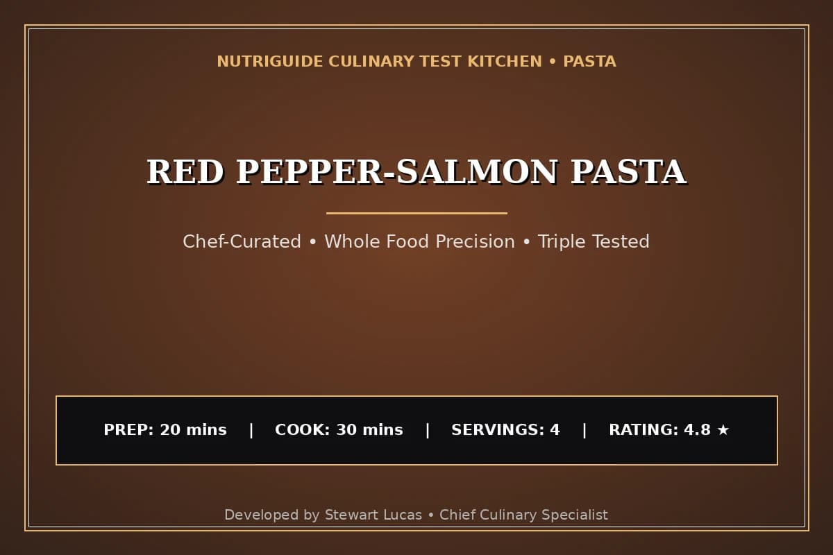 Red Pepper-Salmon Pasta