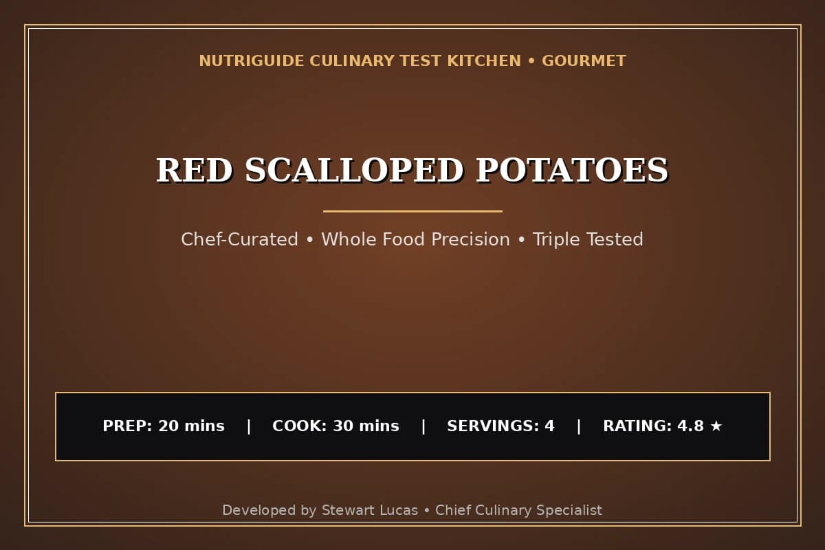 Red Scalloped Potatoes