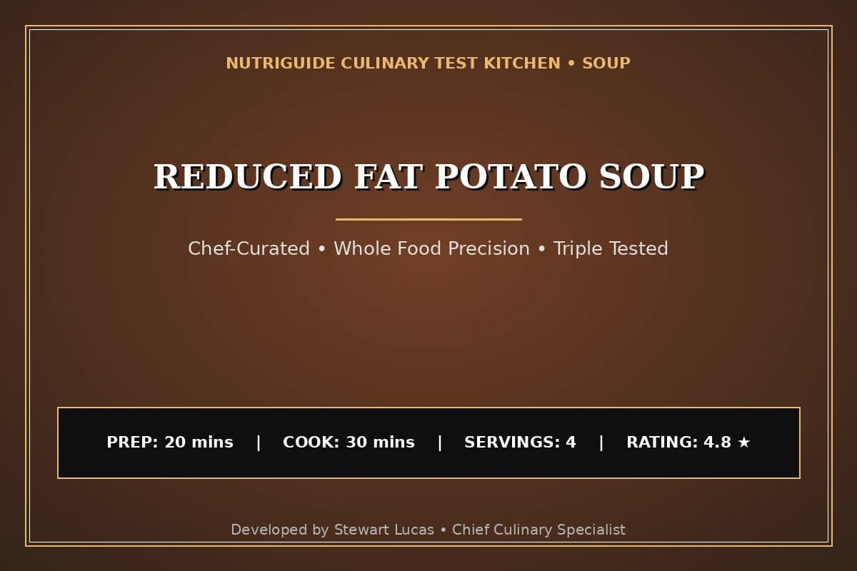 Reduced Fat Potato Soup