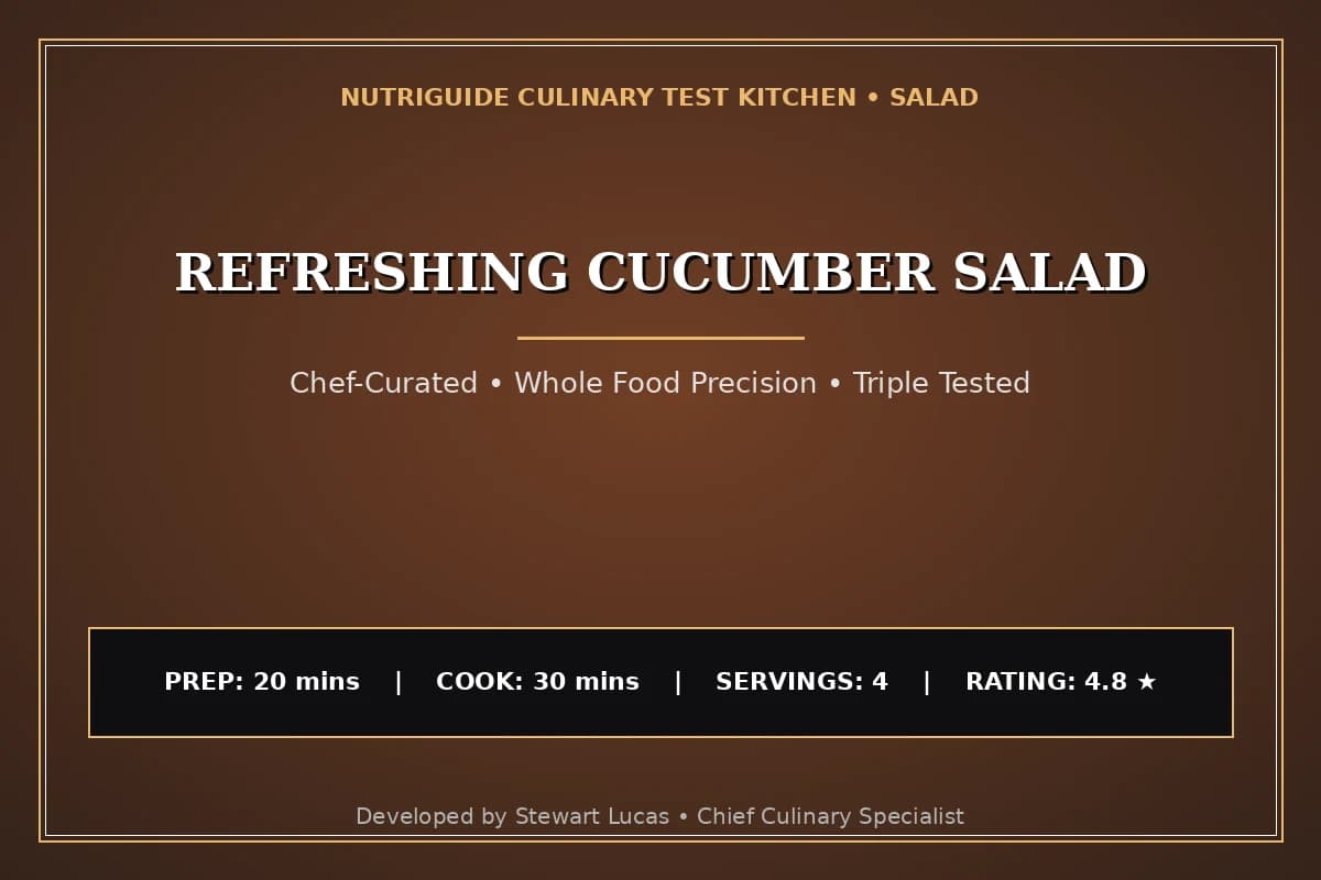 Refreshing Cucumber Salad