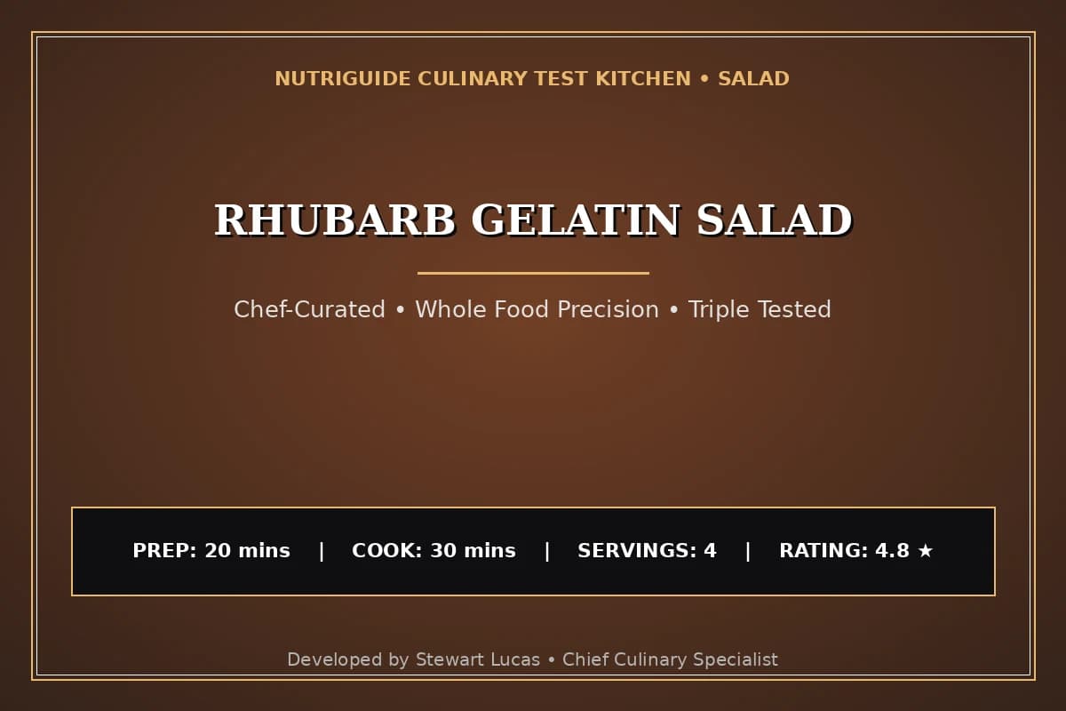 Rhubarb Gelatin Salad