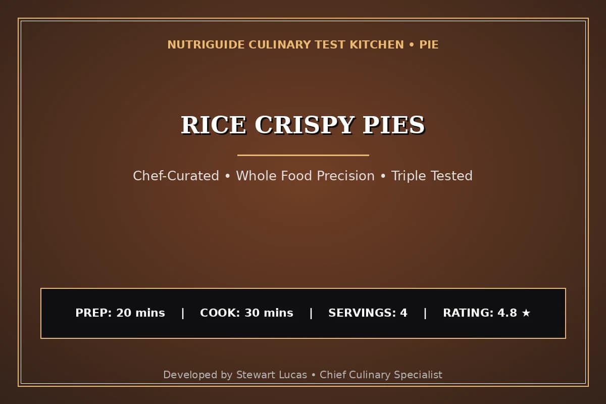Rice Crispy Pies
