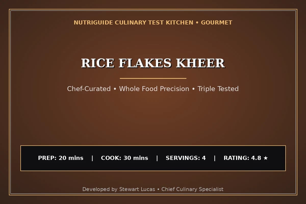 Rice Flakes Kheer