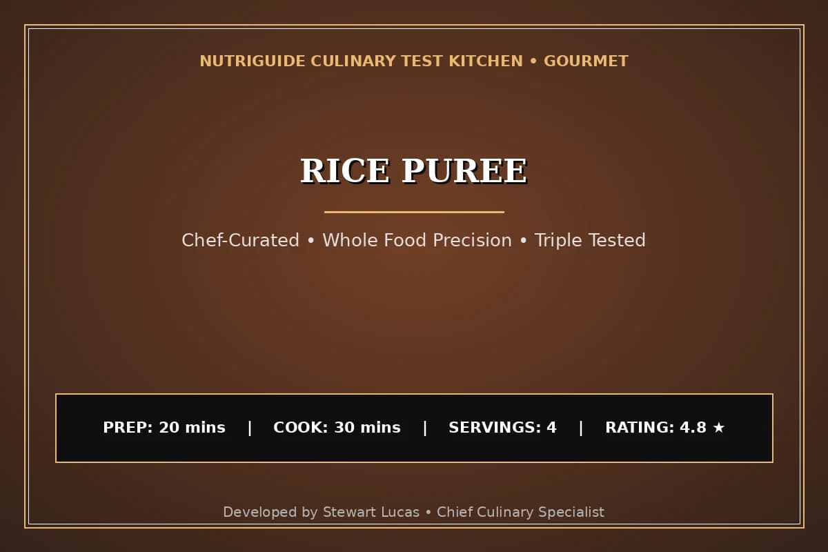 Rice Puree